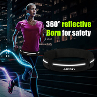 HAISSKY pitna sportowa torba do biegania Ultra cienki zamek błyskawiczny kieszonkowy portfel etui saszetka biodrowa składana kolarstwo na świeżym powietrzu 2